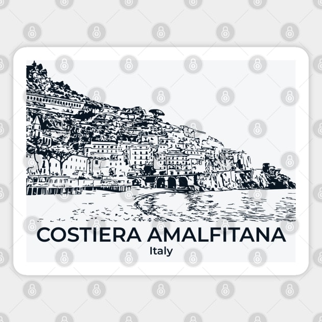 Costiera Amalfitana - Italy Magnet by Lakeric